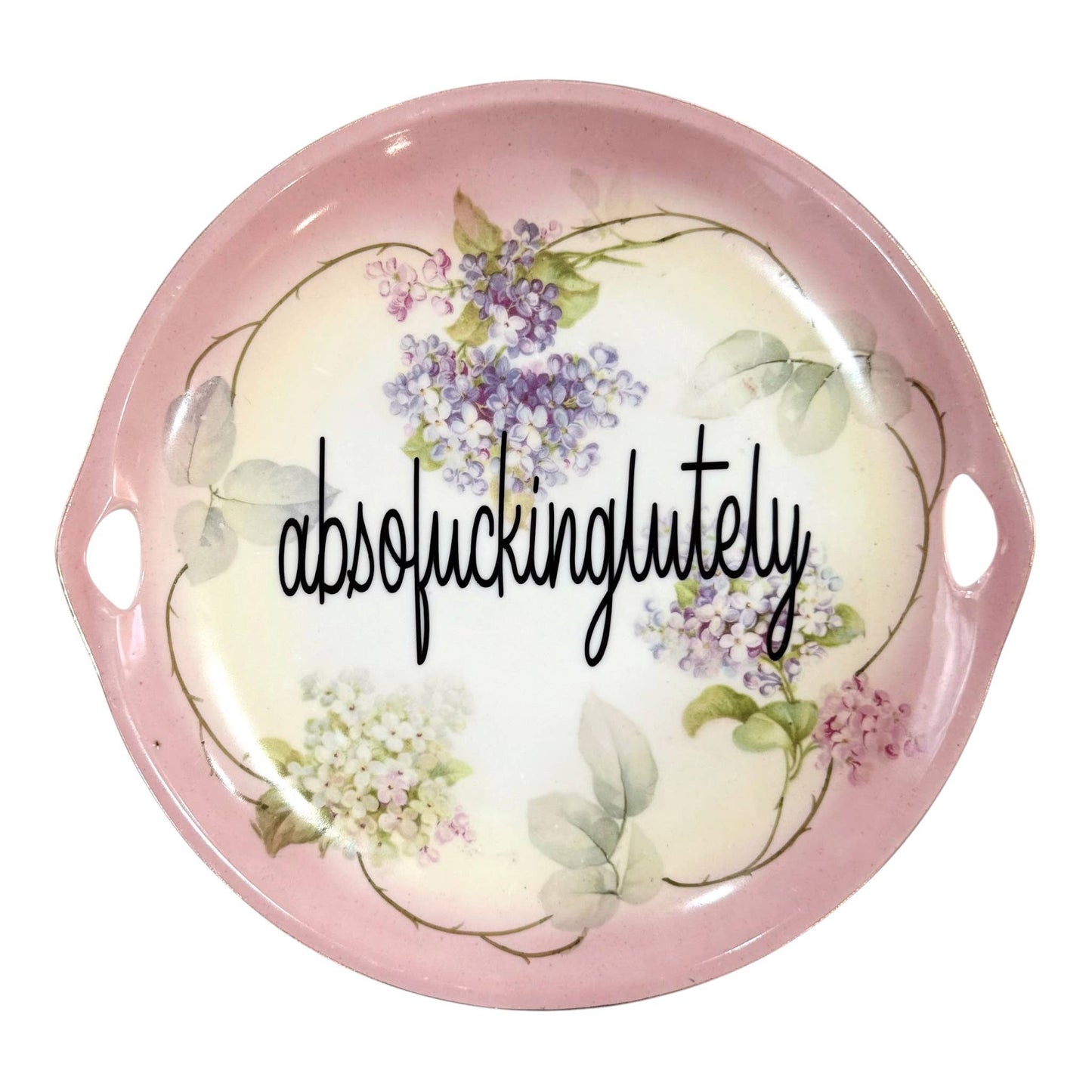 absofuckinglutely Vintage Plate