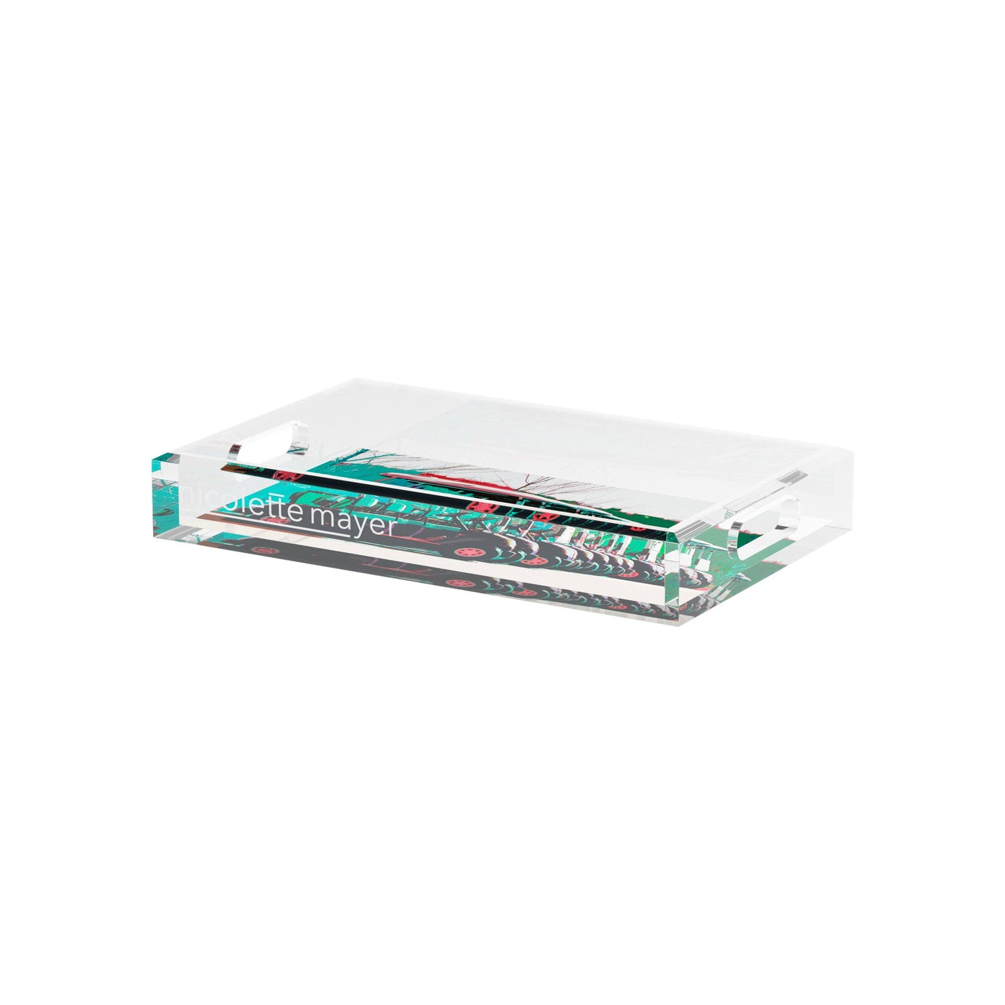 Golf Nine Iron Green Rectangle Tray
