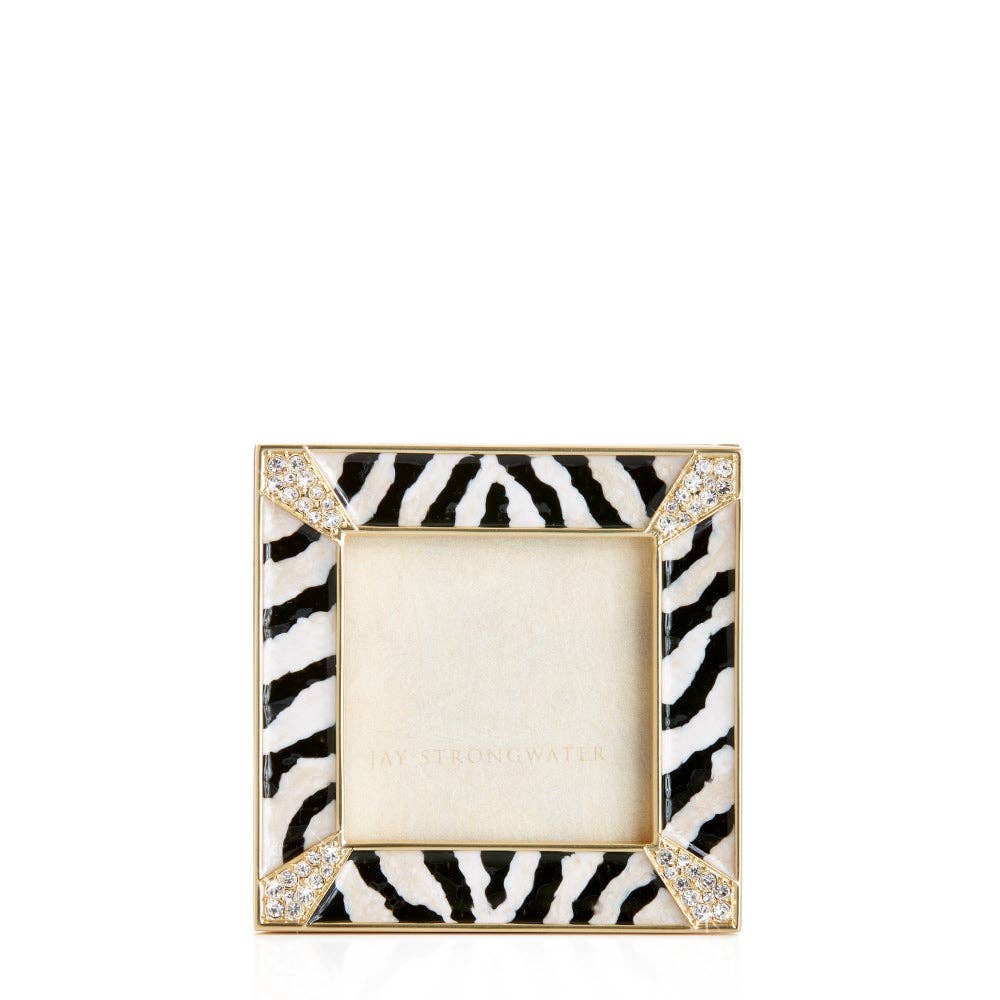 Leland Pavé Corner 2" Frame - Zebra Striped