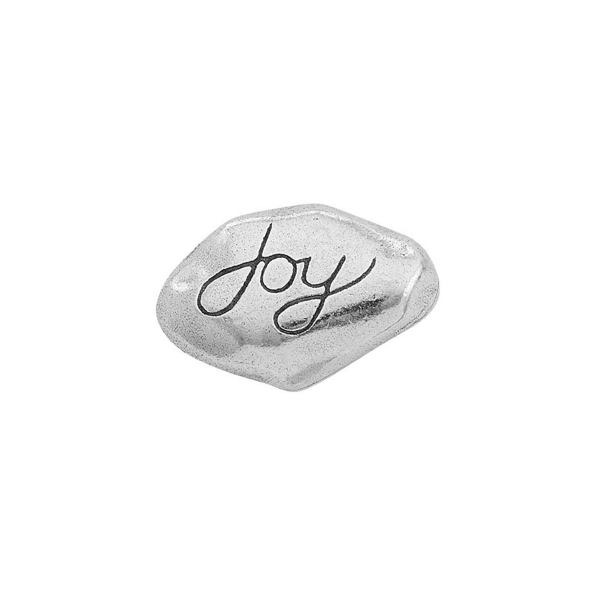 Joy Pocket Stone | Pewter Keepsake Token | Pocket Gift