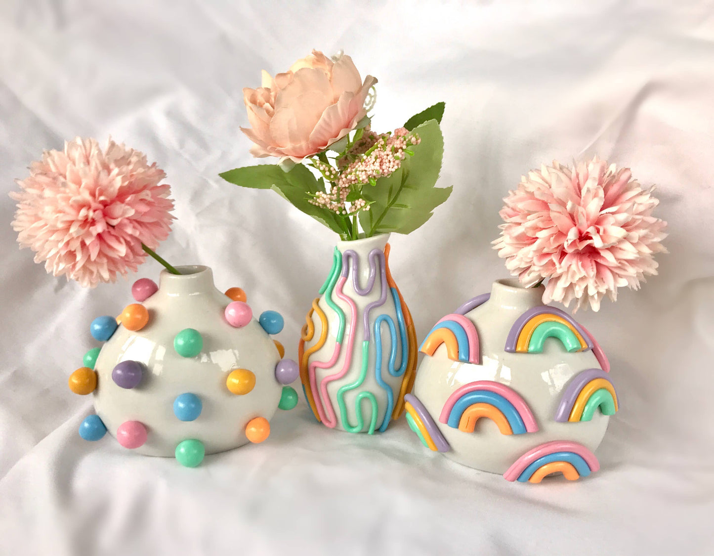 Retro Eclectic Colorful Bud Vase- Boho Mini Vase (Designers' Pick)