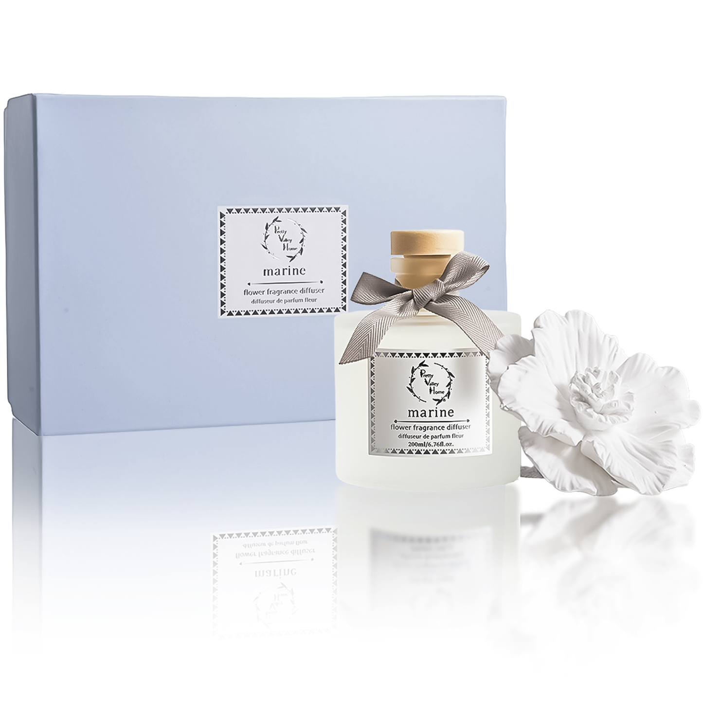 Diffuser Sets Gifts Ceramic Flower (2025)-Pretty Valley Home