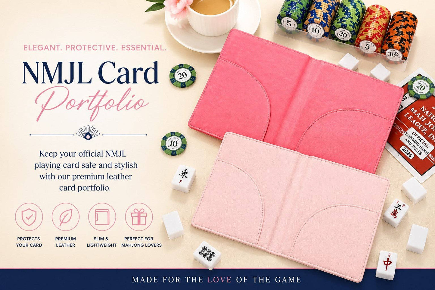 Leather NMJL Card Portfolio