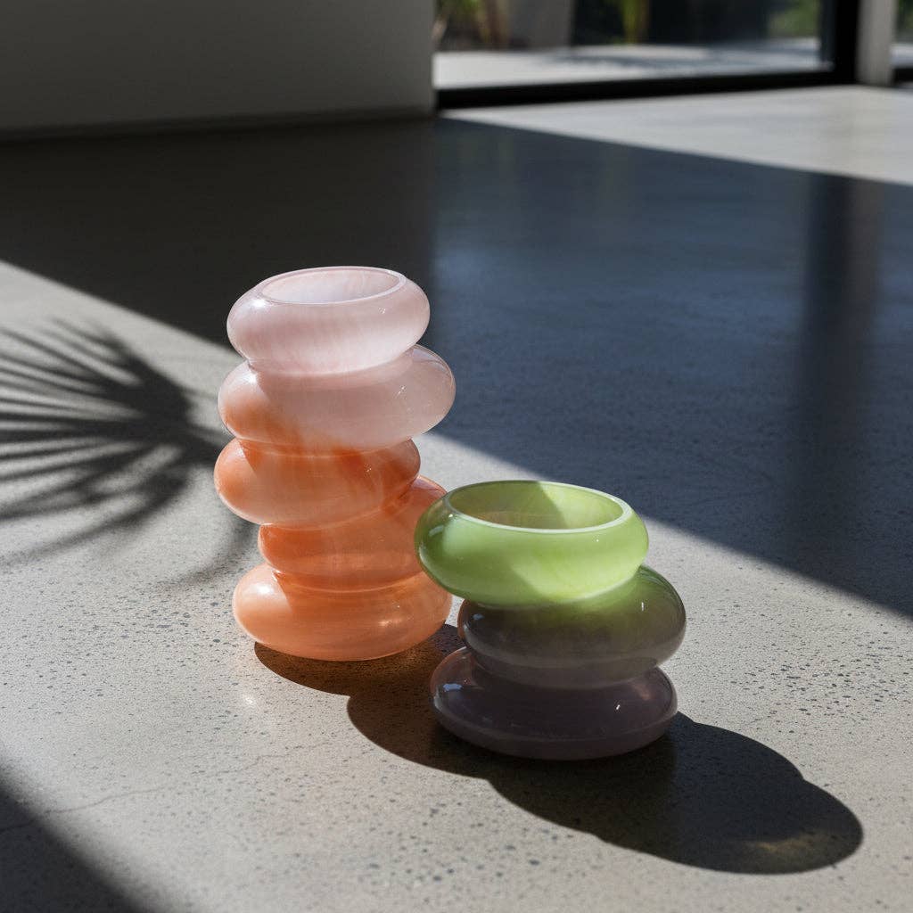 Swirl Glass Vase