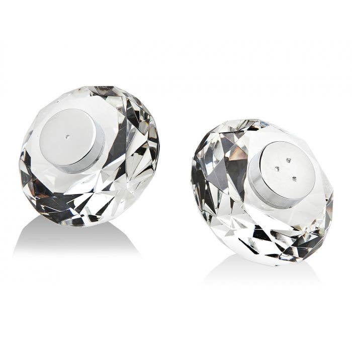 Geo Clear Salt and Pepper Pair