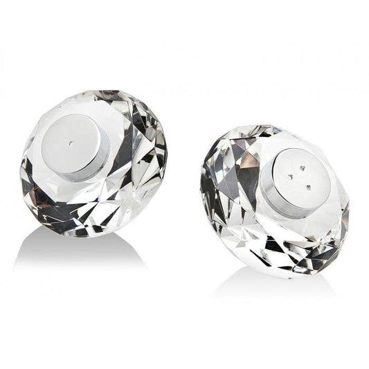 Geo Clear Salt and Pepper Pair