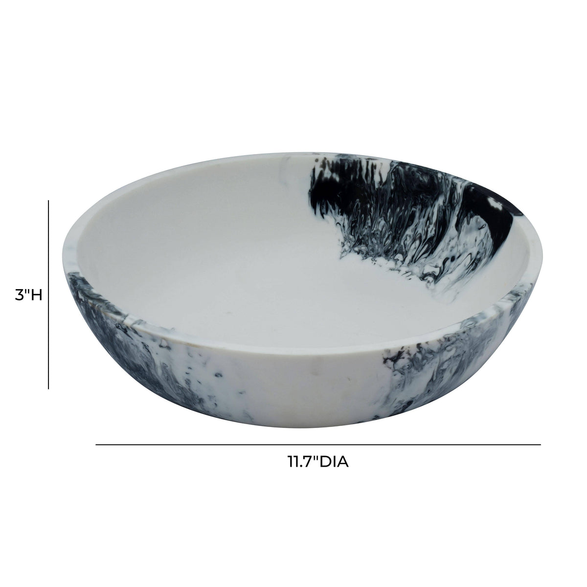 Artsy Resin Serving Bowl