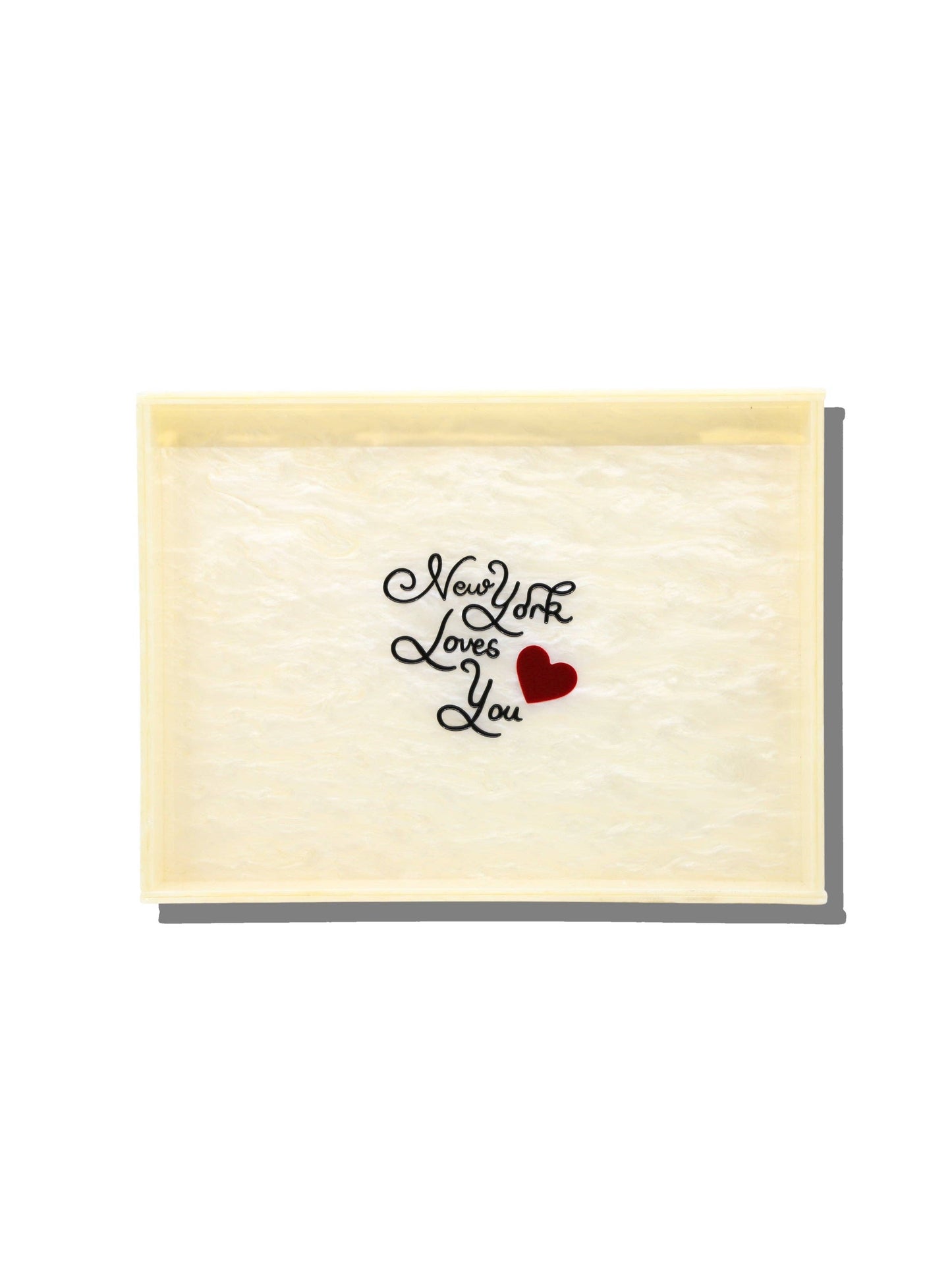 Hand-painted New York Loves You Inlay Heirloom Tray