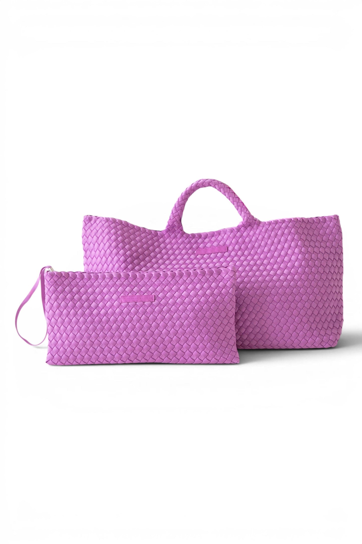 Mahjong Bag - Woven Carryall with Matching Tile Pouch