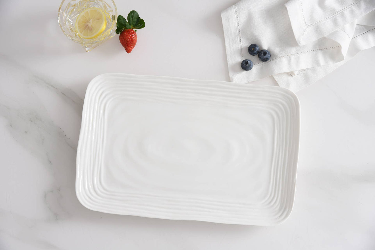 Medium Porcelain Rectangular Platter