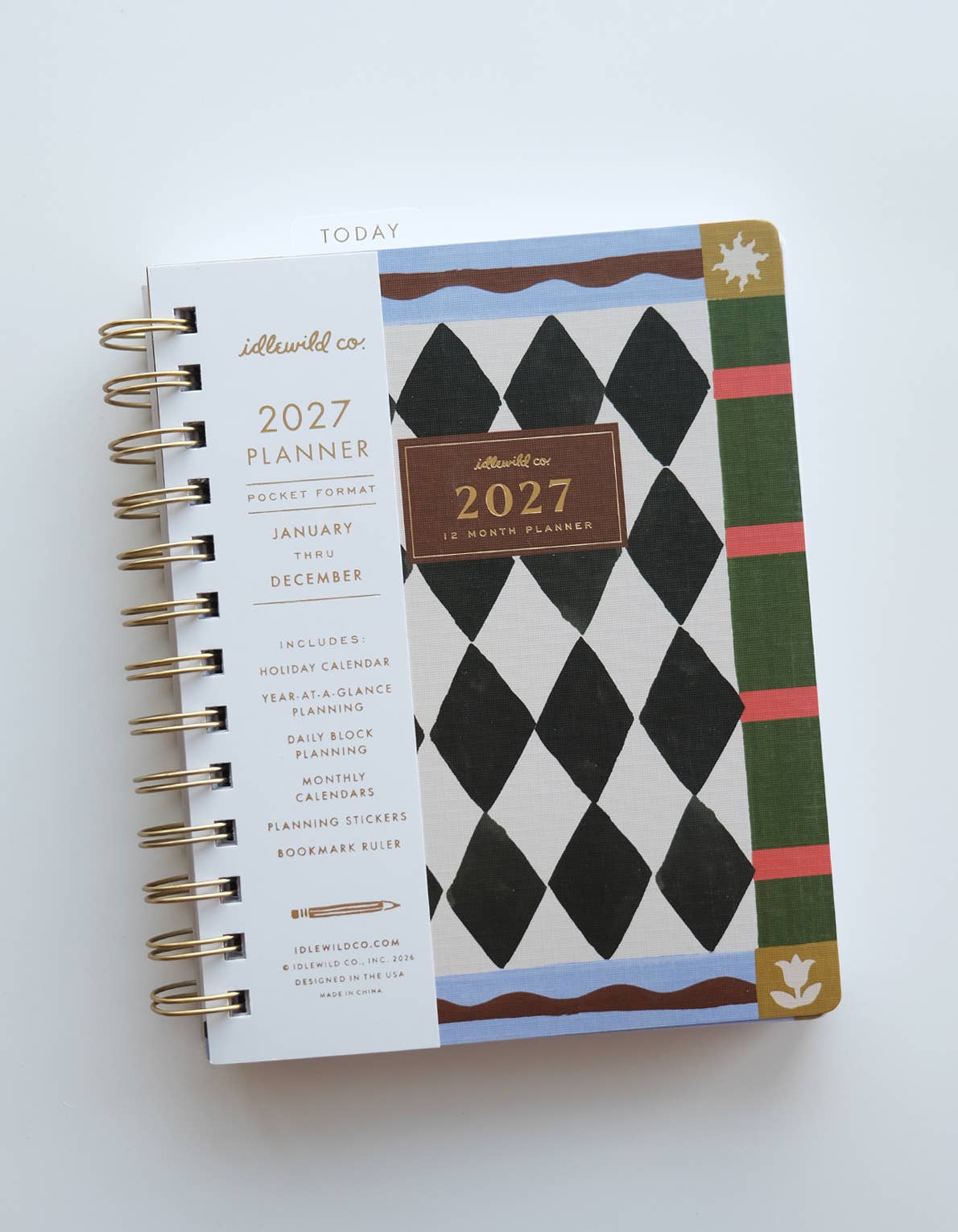2027 Pocket Planner | Black Diamond