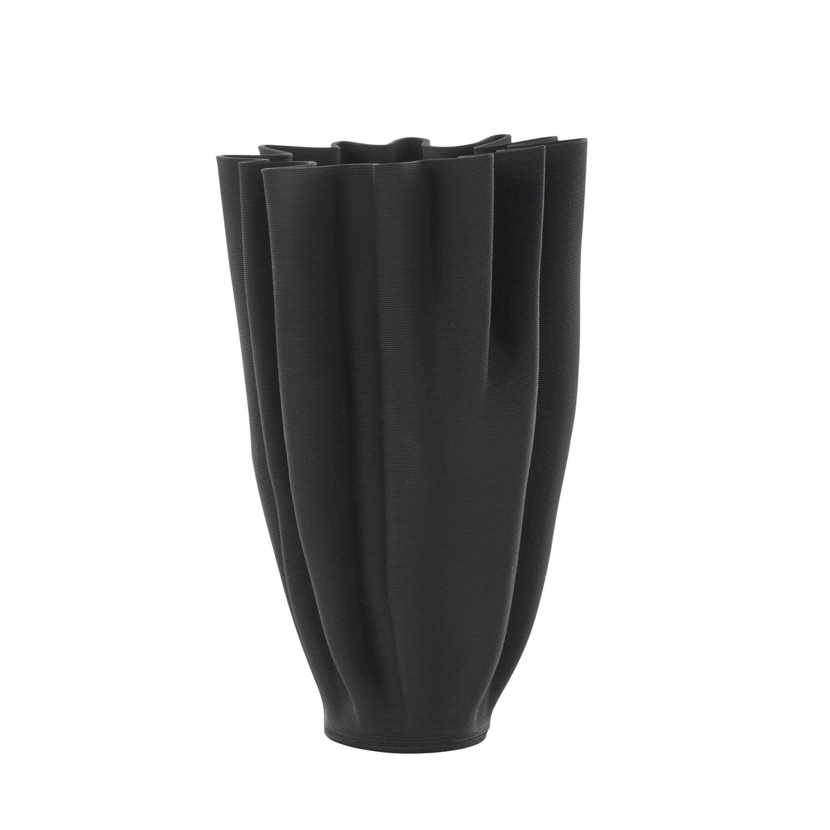 Contemporary Black Ceramic Vase