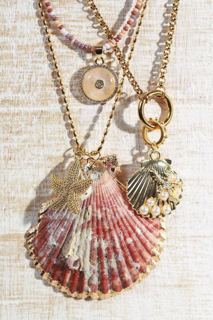 Sun and Sand Flagship Stacked Necklaces