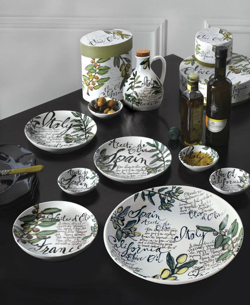 Porcelain Olive Oil Dipping Dish (Each)