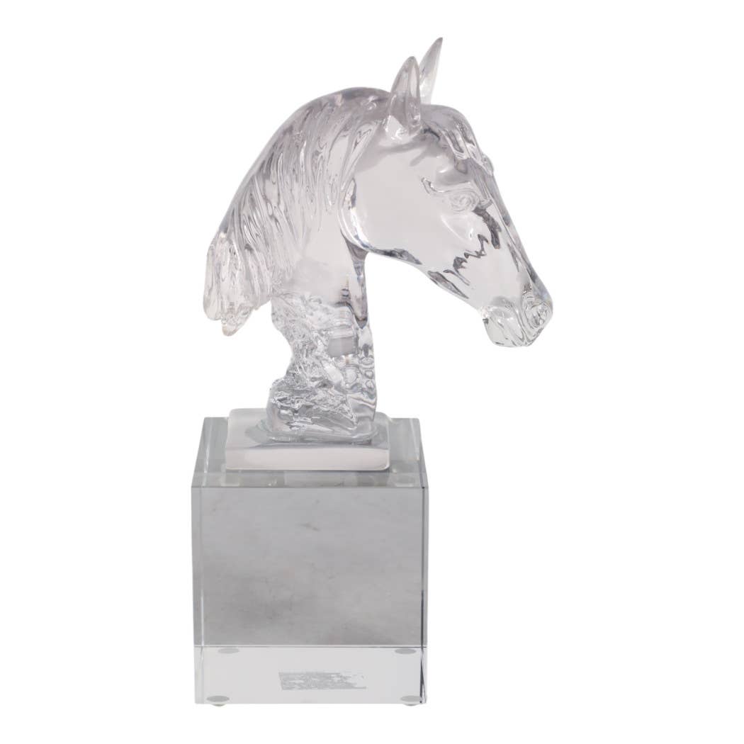 Decorative Object - Clear Crystal Elegant Horse