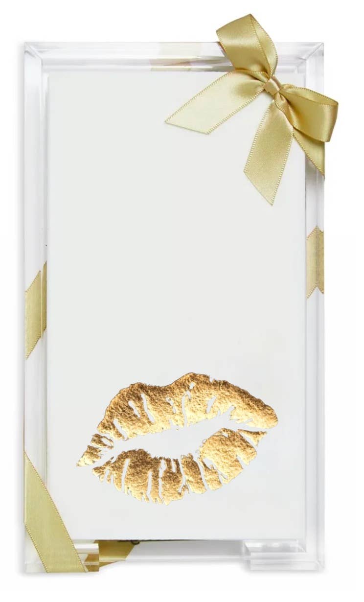 Acrylic Tray with Guest Towels (3 Choices)
