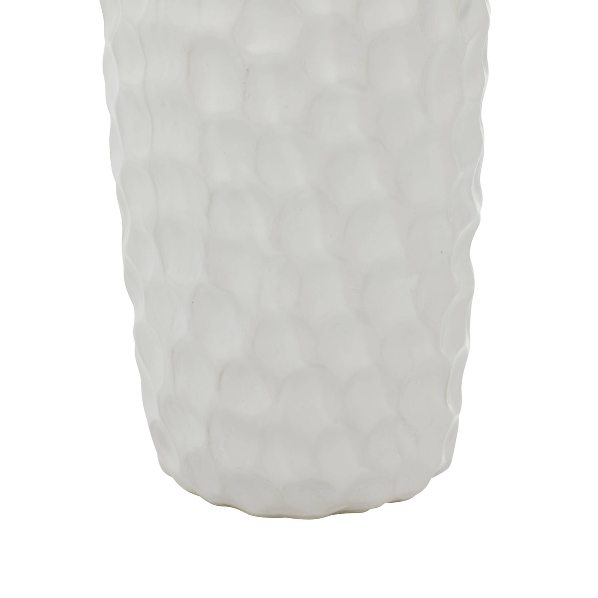 Contemporary White Porcelain Ceramic Vase