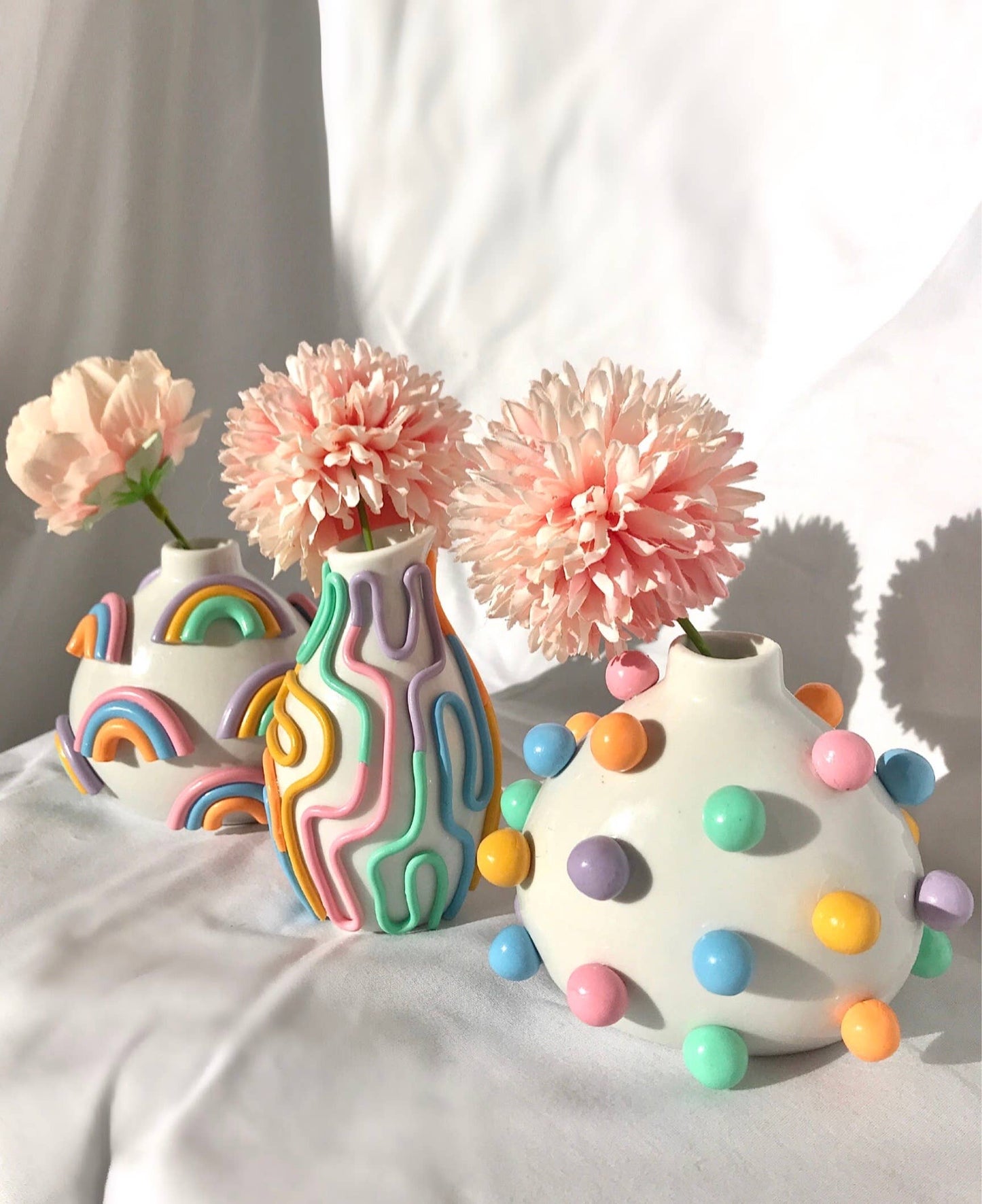 Retro Eclectic Colorful Bud Vase- Boho Mini Vase (Designers' Pick)