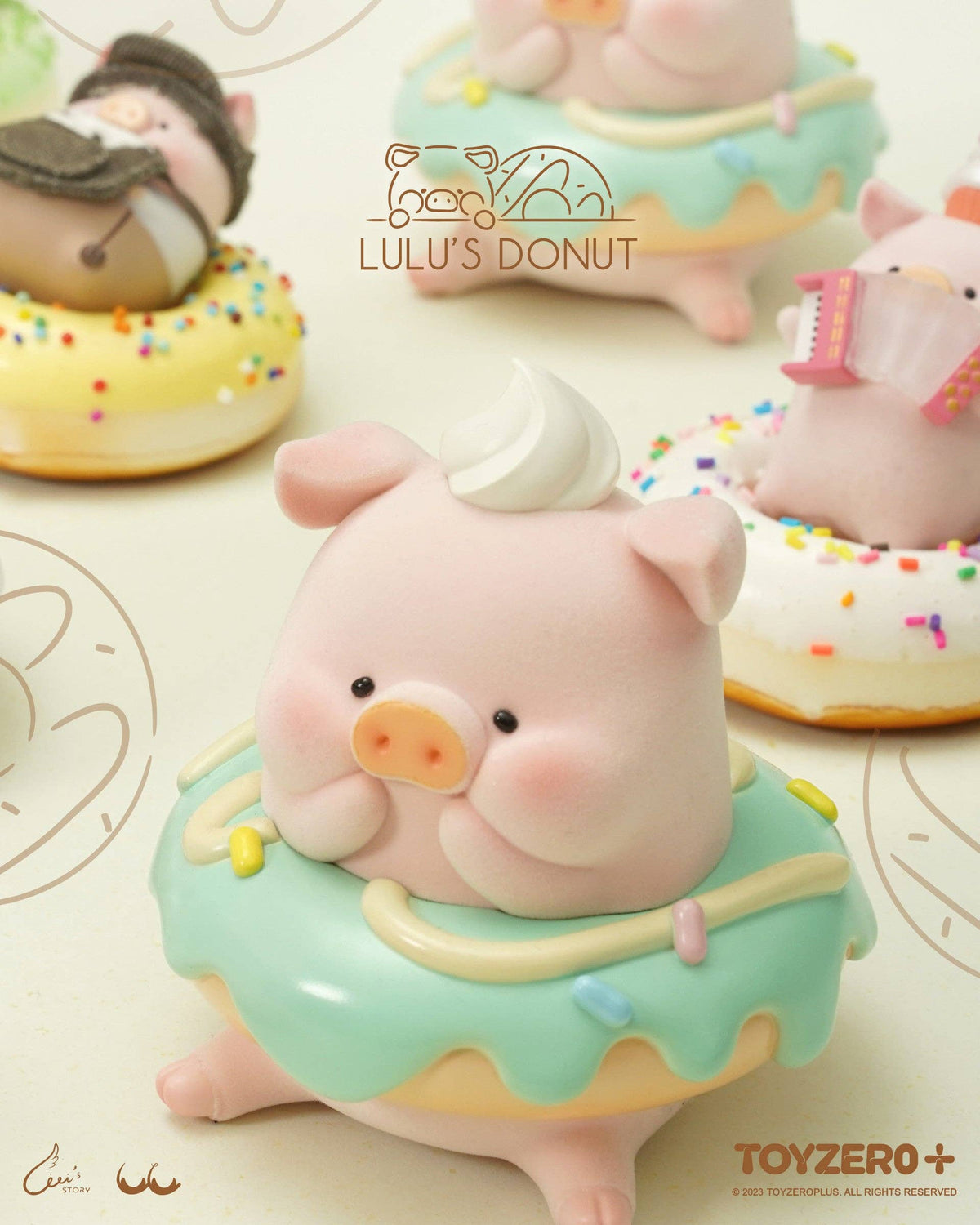 LULU THE PIGGY - XL DONUT (Trending)