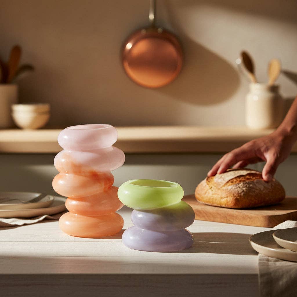 Swirl Glass Vase