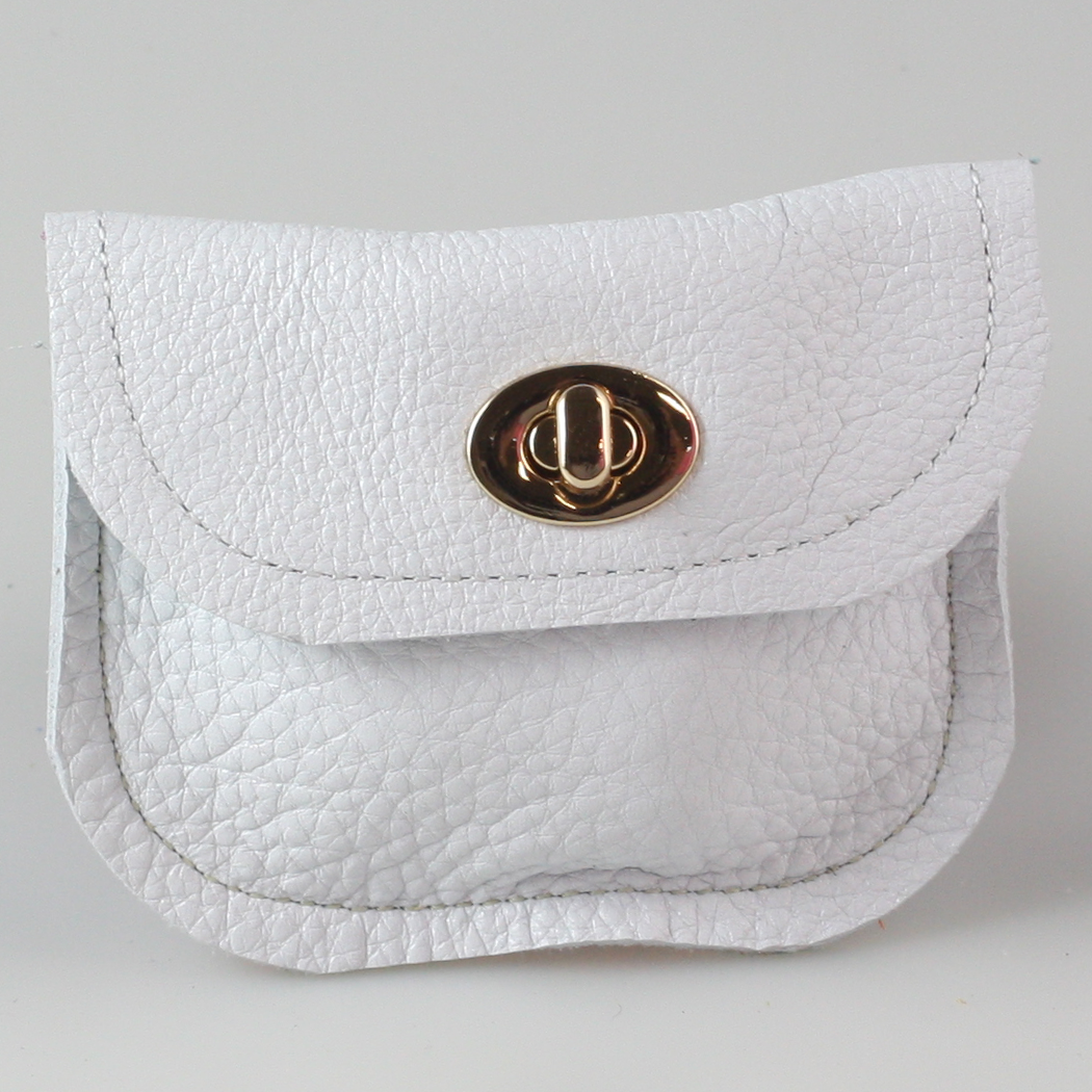 The Turnlock Metallic Leather Wallets: 3 sizes!