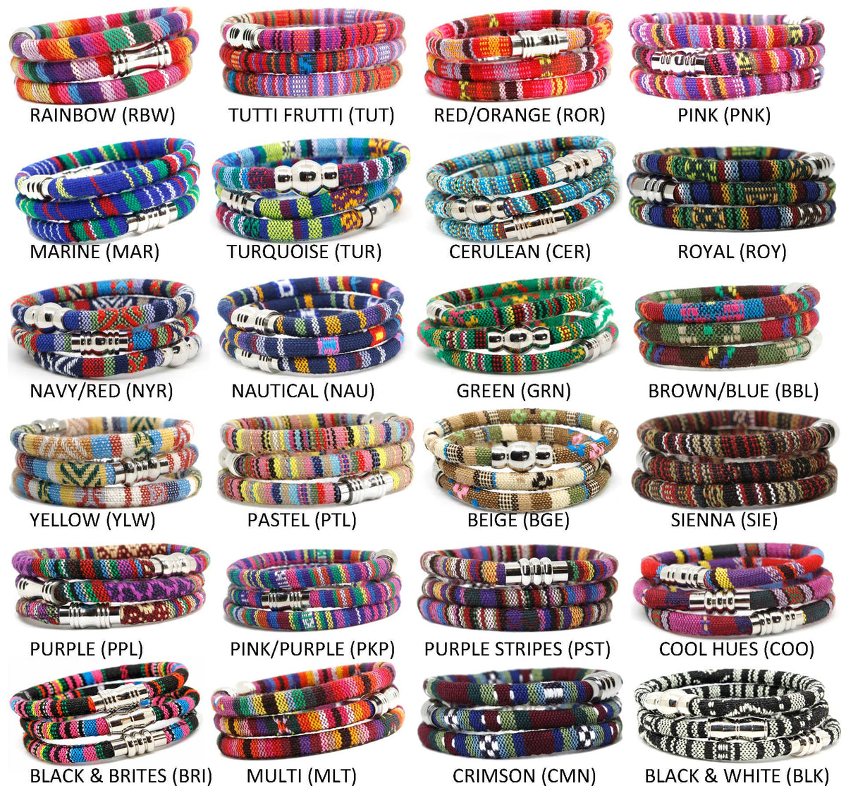 Judaic Chai Woven Bracelet in Choice of Color