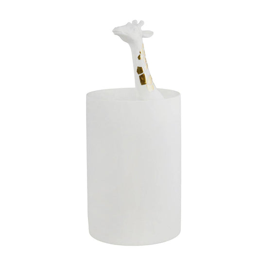 Giraffe Vase with Gold Accent