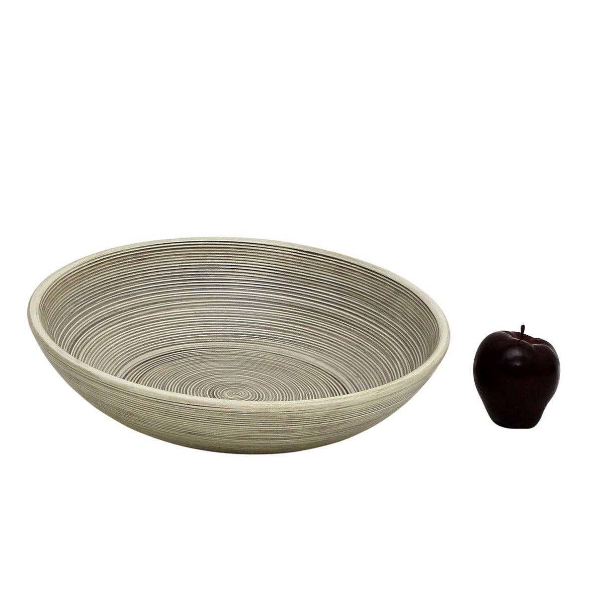 SABBIA TOSCANA: Round Large Bowl Centerpiece (one of a kind)