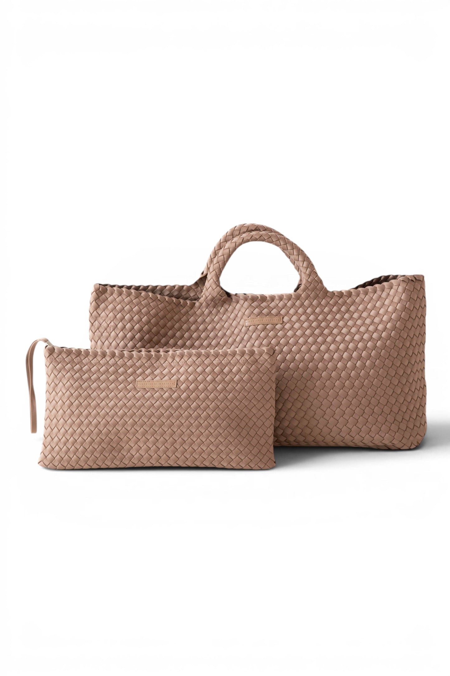 Mahjong Bag - Woven Carryall with Matching Tile Pouch