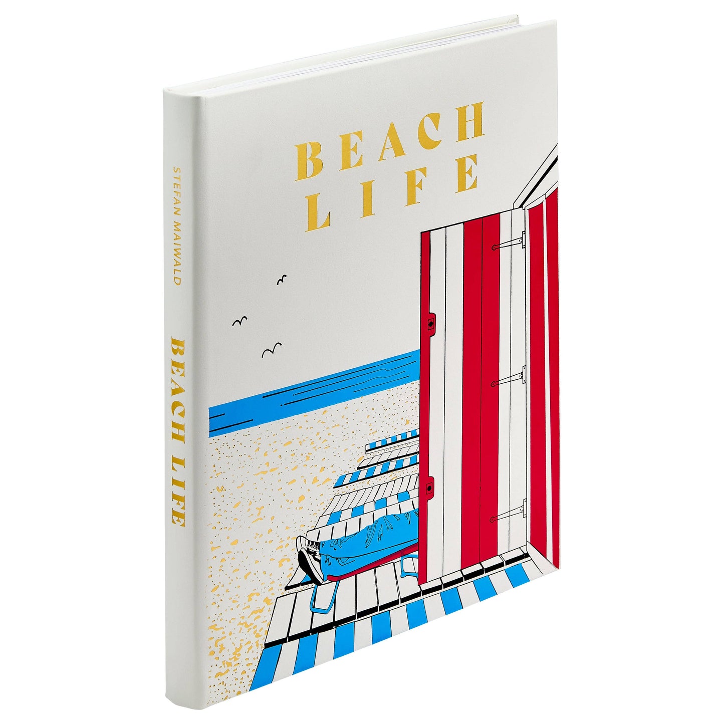 Beach Life Leather Bound Coffee Table Book (Designers' Pick)