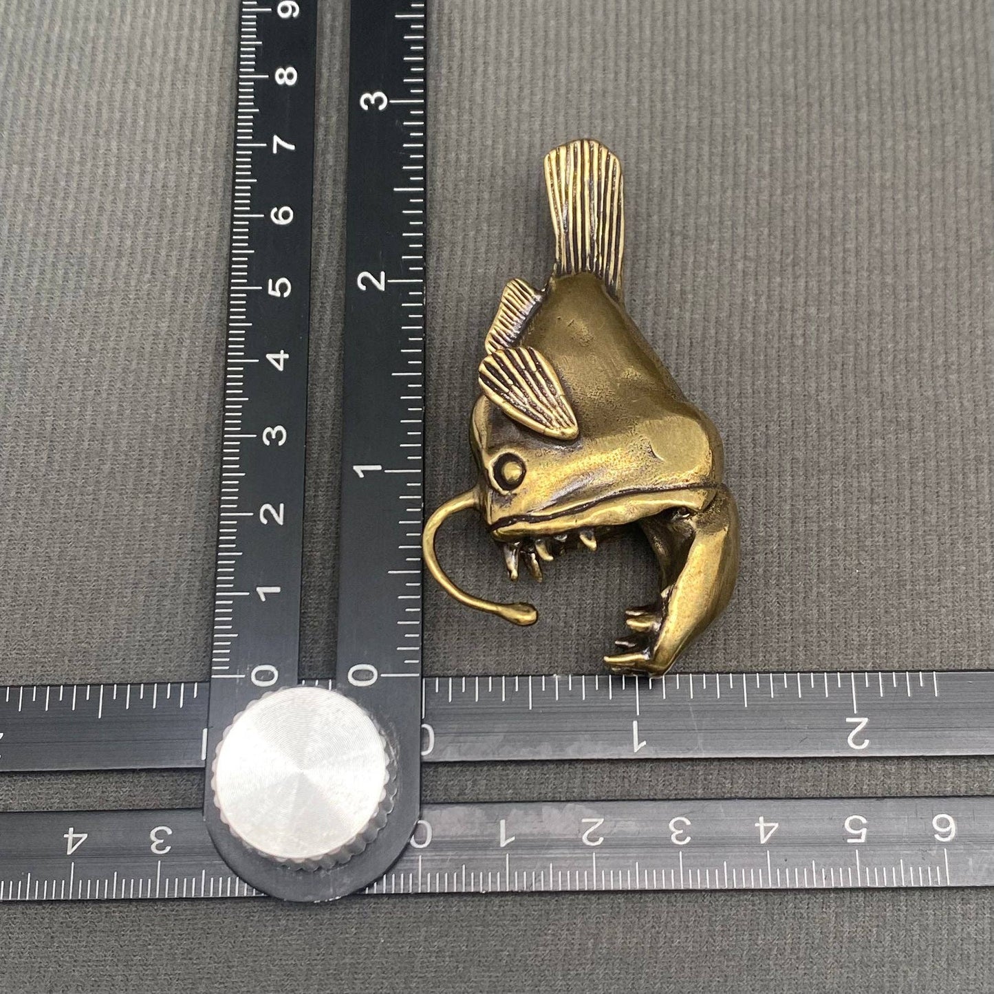 Brass Lantern Fish Crafts Desktop Ornaments Decoration