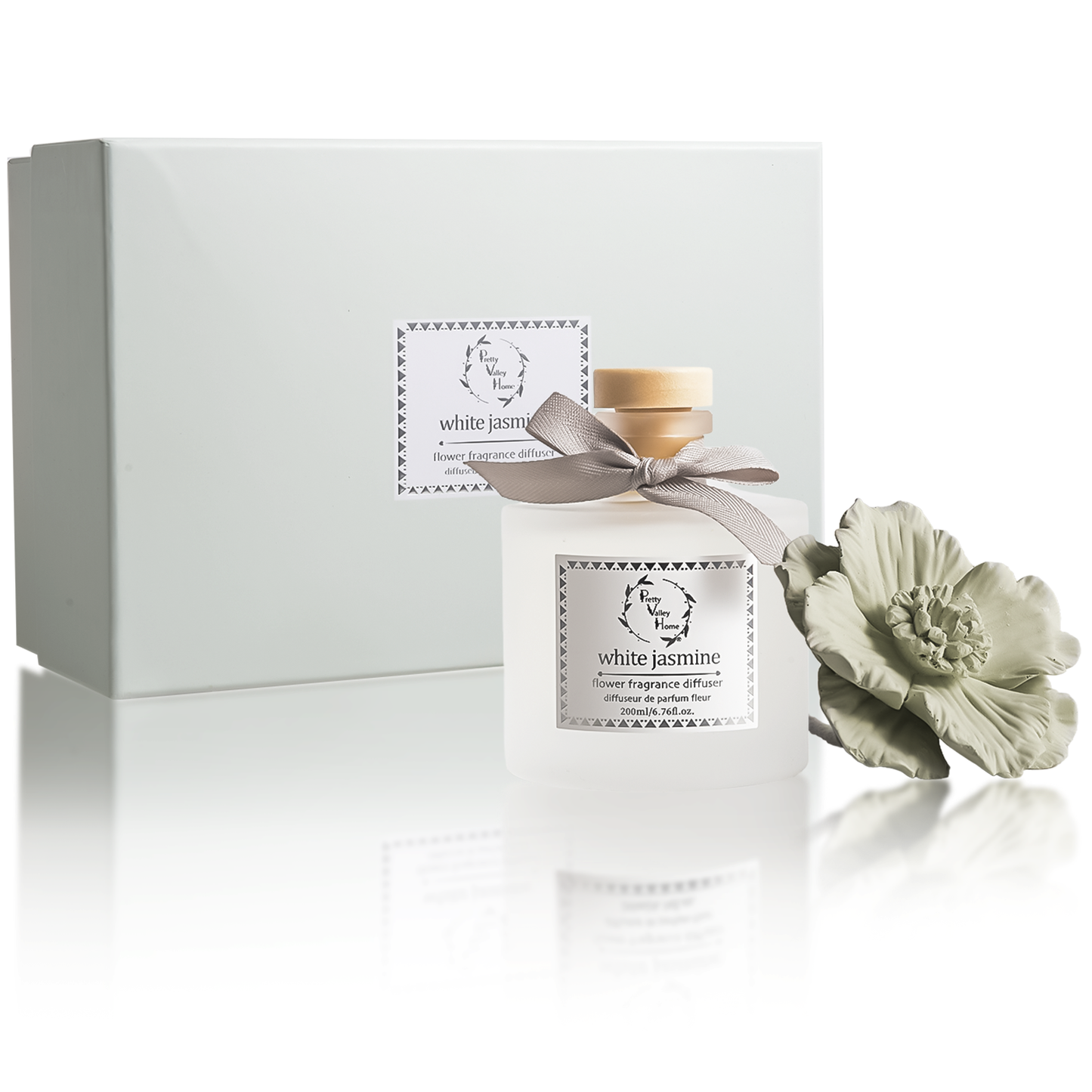 Diffuser Sets Gifts Ceramic Flower (2025)-Pretty Valley Home