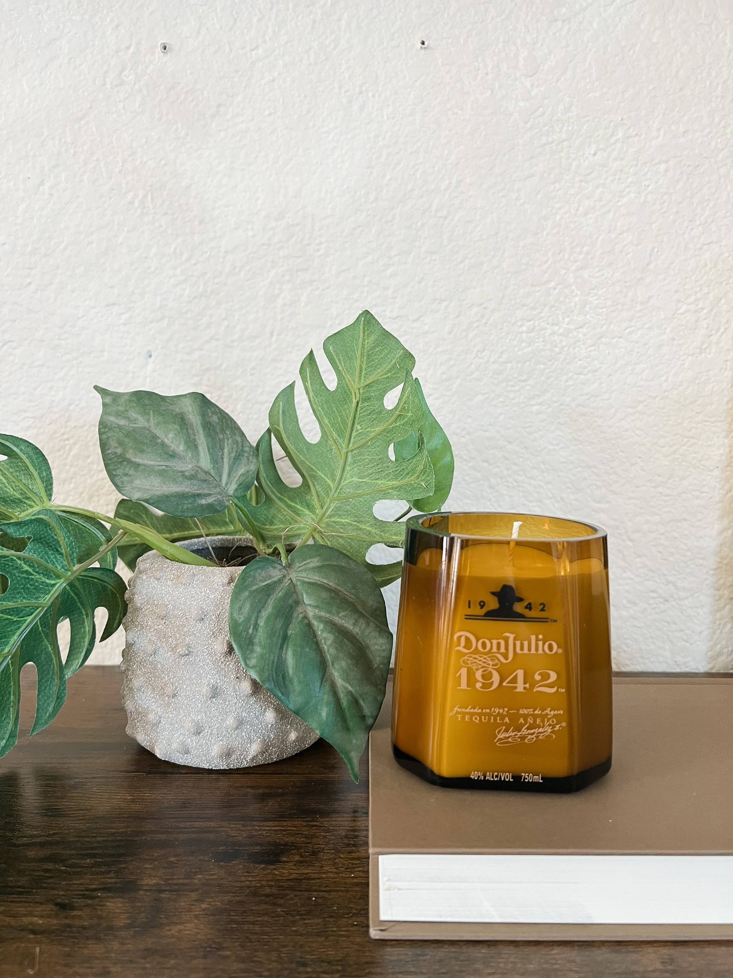 Recycled Don Julio 1942 Candle