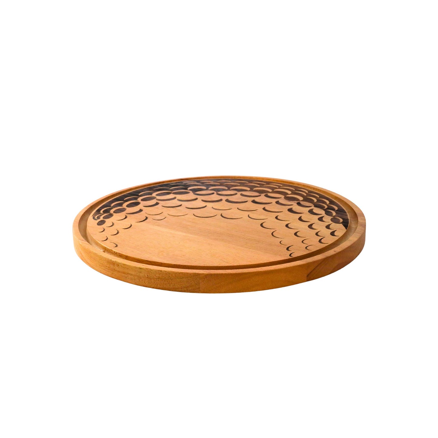 13" Golf Ball Wood Cheese Board