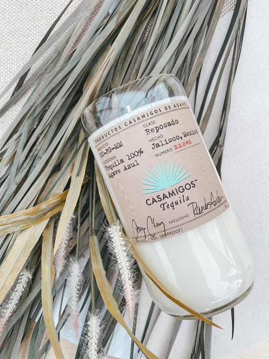 Recycled Casamigos Reposado Novelty Candle