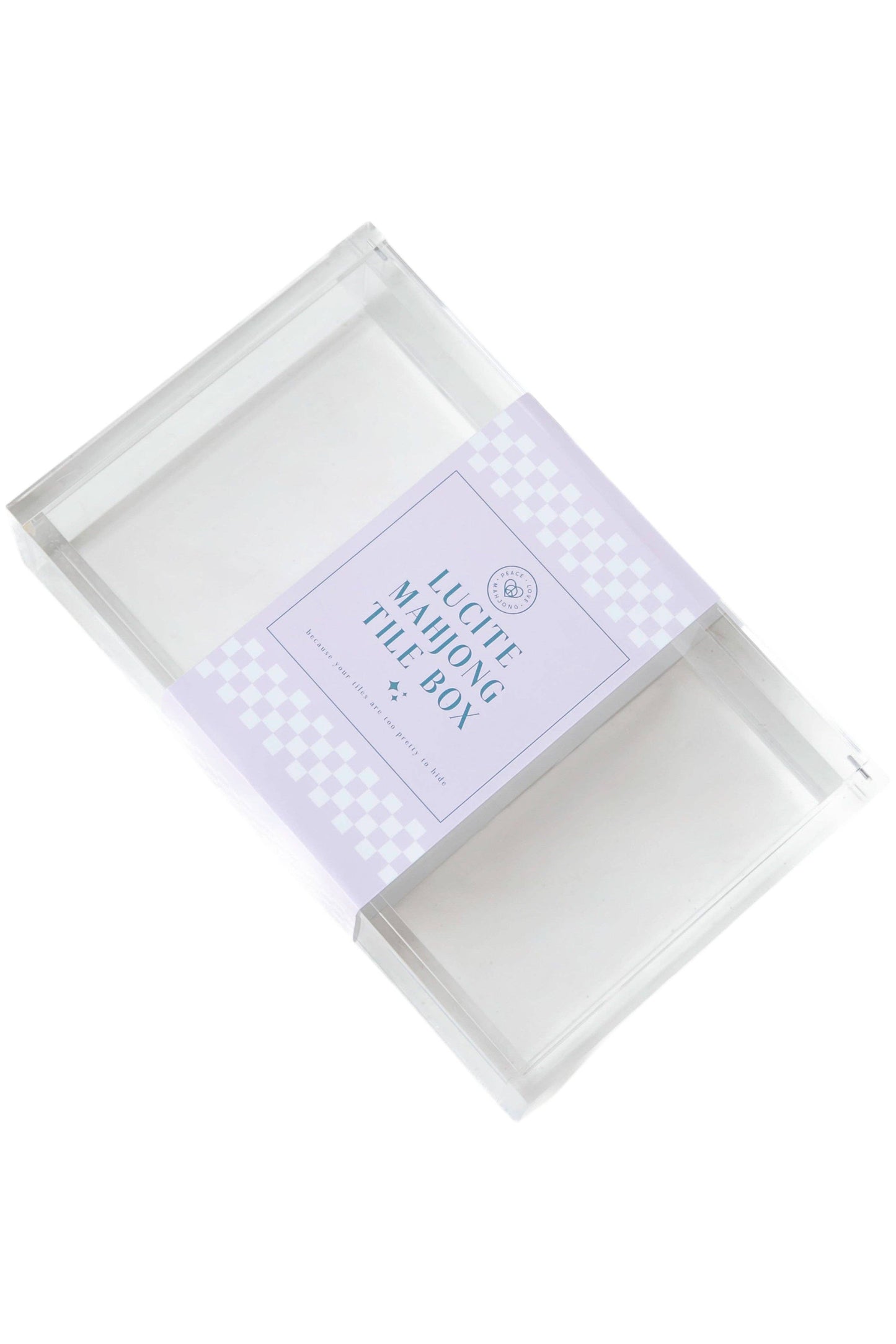 Lucite Mahjong Tile Display Box - Final Sale