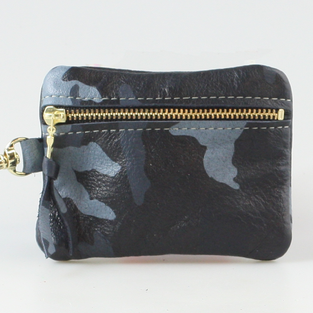 Soft Leather Zippered Pouch