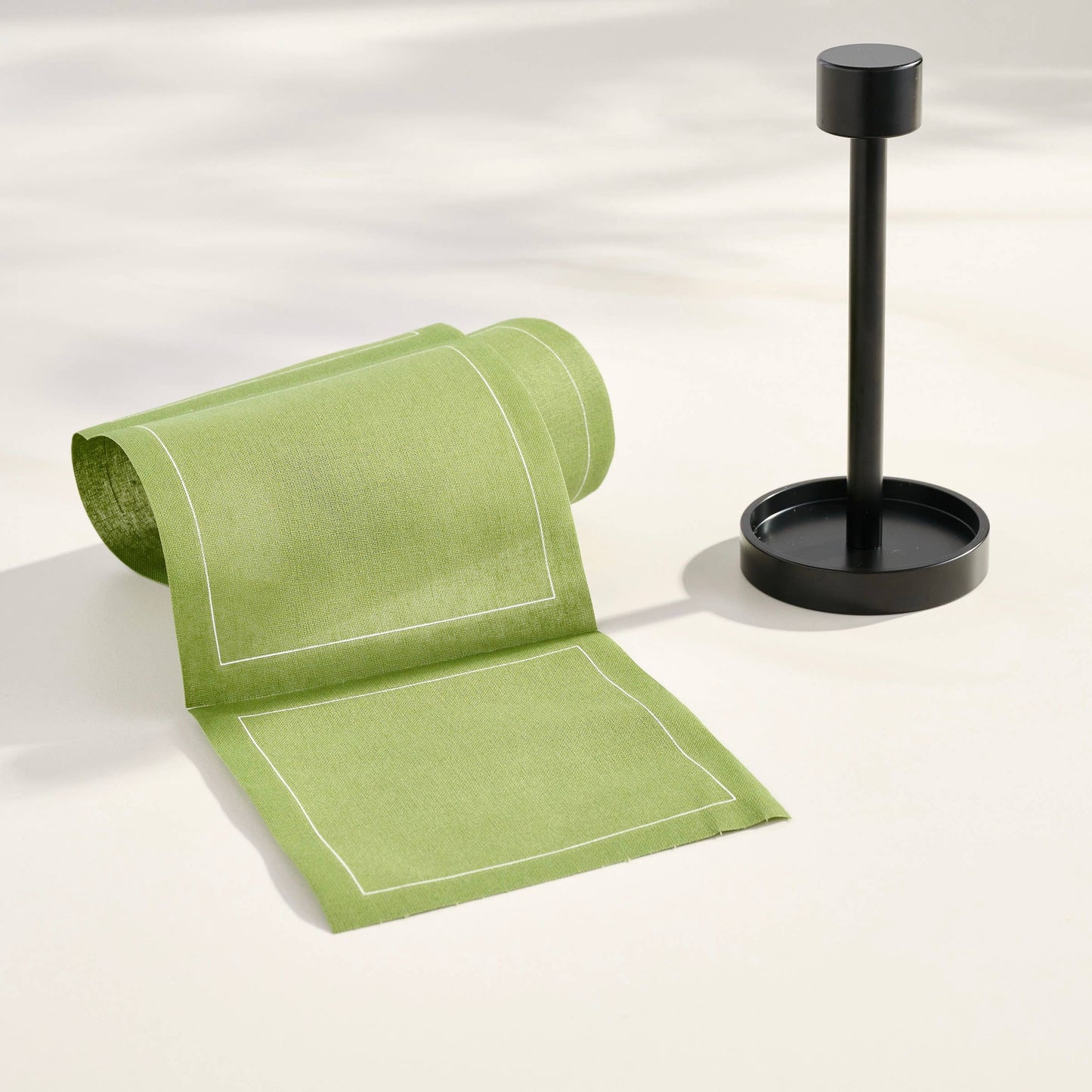 Exclusive Cocktail Napkin Stand in Matte Black