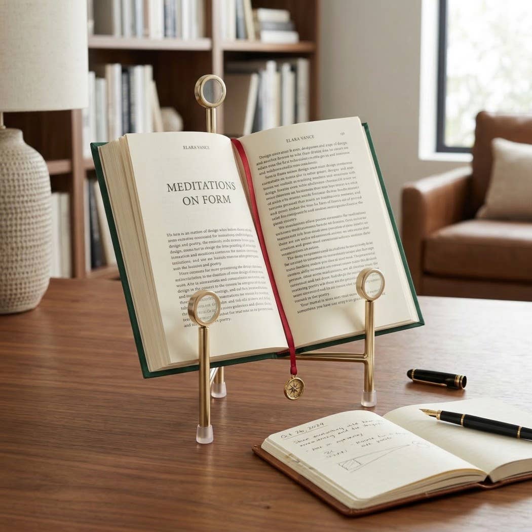 Gold Metal Acrylic Easel Stand, 10 in.(Book Holder)