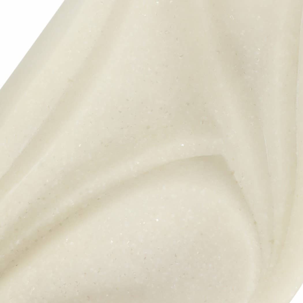 Decorative Sculpture - White Quartz Resin Butterfly, 16 in.