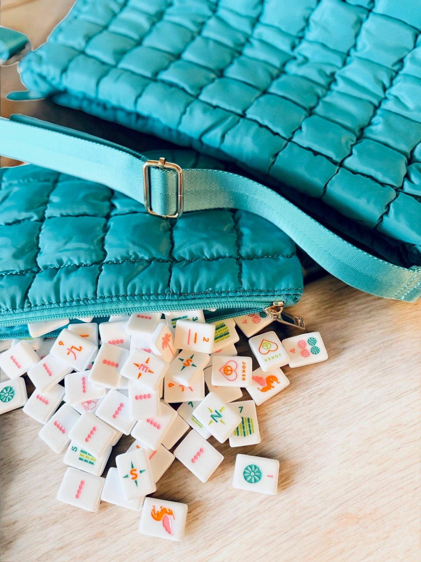 Crossbody Travel Set Bag & Tile Pouch