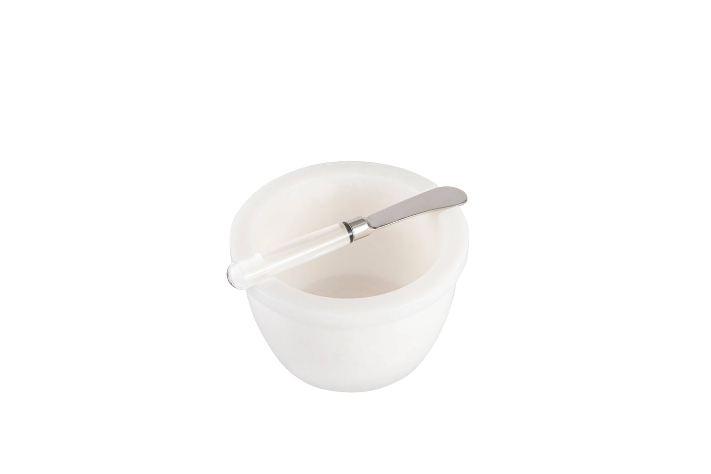 Bright White Acrylic Deligance with Spreader-Large