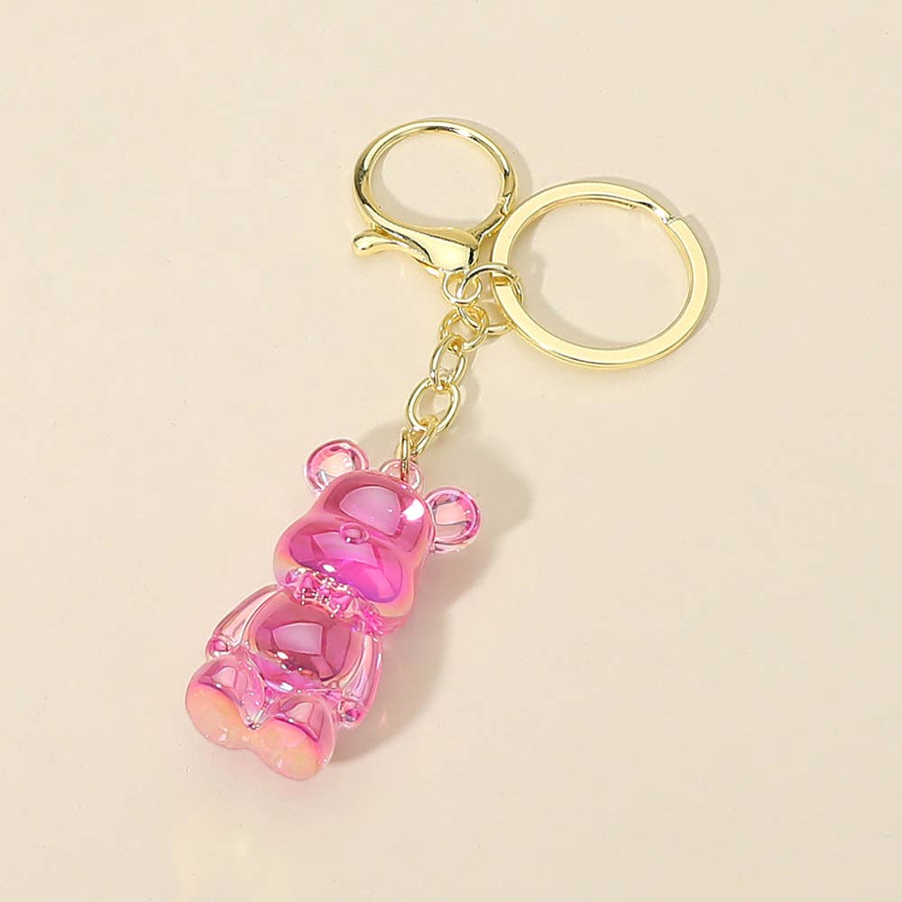 12PCS - Bear Charm Keychains