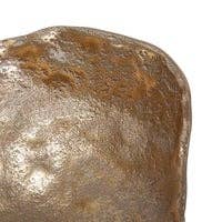 Round Bowl Uneven Rough Gold Finish (LG)