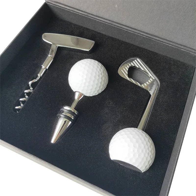 Golf 3-Piece Bar Set & Gift Box | Bartender Kit