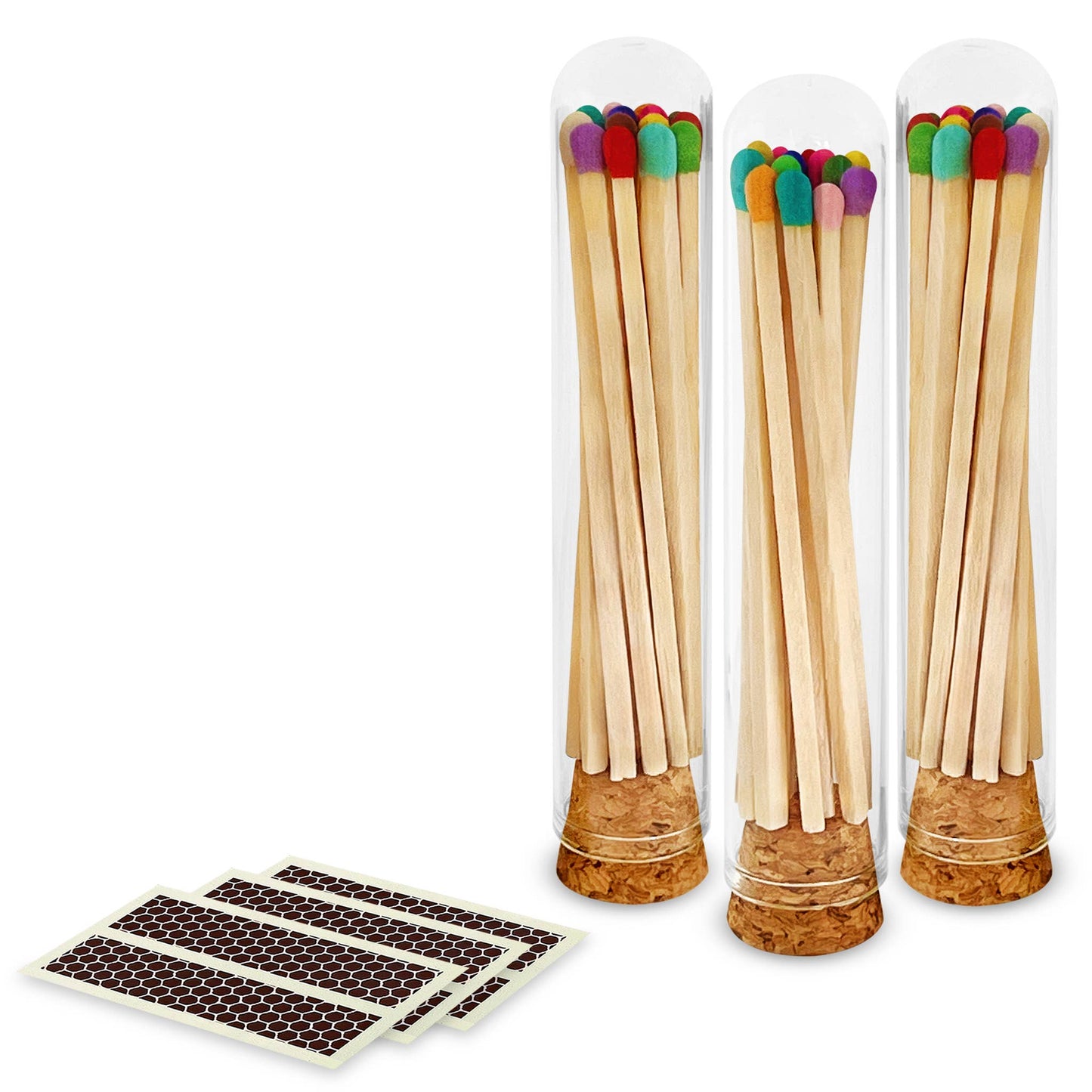 Rainbow Decorative Matches - Sizes & Styles of Your Choice