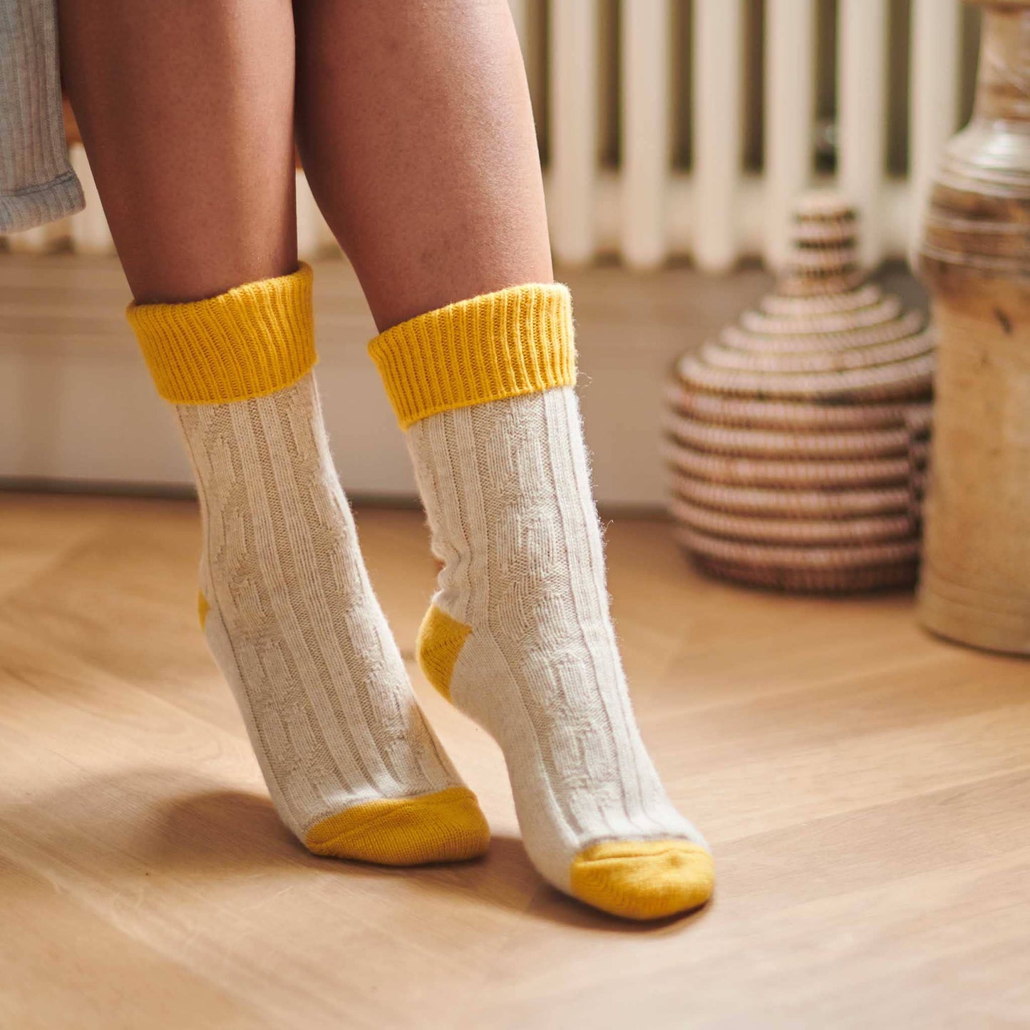 Cashmere Blend Slouch Socks (From England)