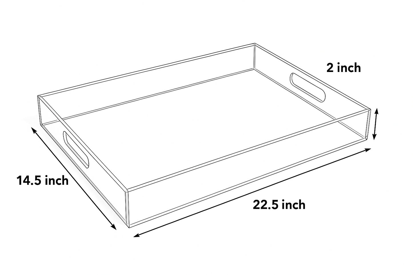 Lipstick Acrylic Tray