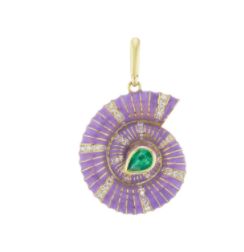 Lavender Shell Charm by Jenna Blake