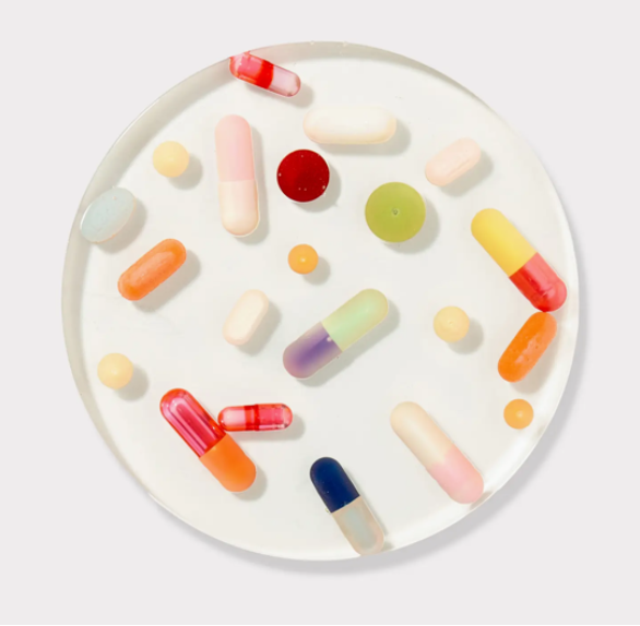 Pill Coasters in Acrylic (each)